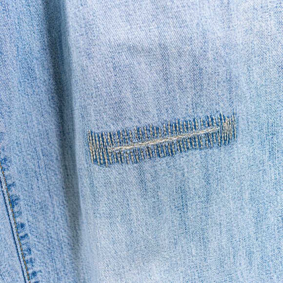 Tommy Hilfiger Jeans Y2K Flag Patch Distressed Hip Hop - Picture 8 of 16